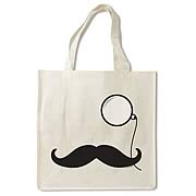 Mustache and Monocle Bag